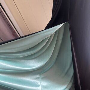 Black Dress with Sequins - Teal inner lining - Size 3